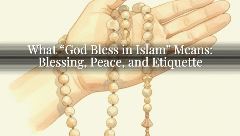 What “God Bless in Islam” Means: Blessing, Peace, and Etiquette What “God Bless in Islam” Means: Blessing, Peace, and Etiquette