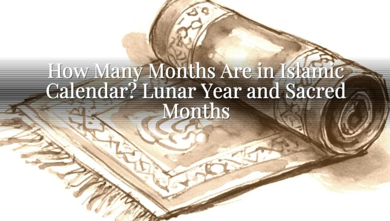 How Many Months Are in Islamic Calendar? Lunar Year and Sacred Months