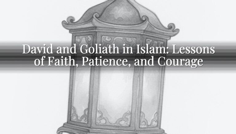 David and Goliath in Islam: Lessons of Faith, Patience, and Courage