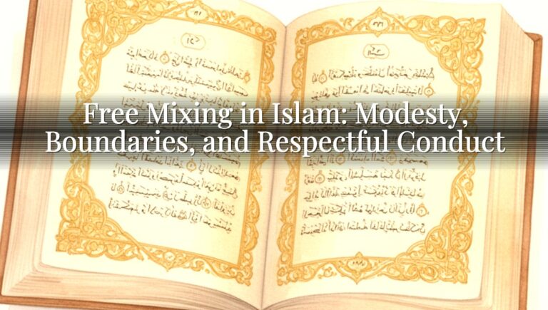 Free Mixing in Islam: Modesty, Boundaries, and Respectful Conduct