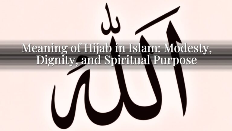 Meaning of Hijab in Islam: Modesty, Dignity, and Spiritual Purpose