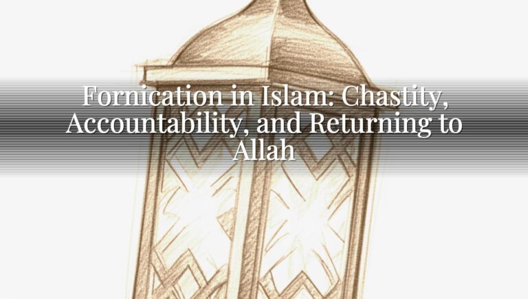 Fornication in Islam: Chastity, Accountability, and Returning to Allah