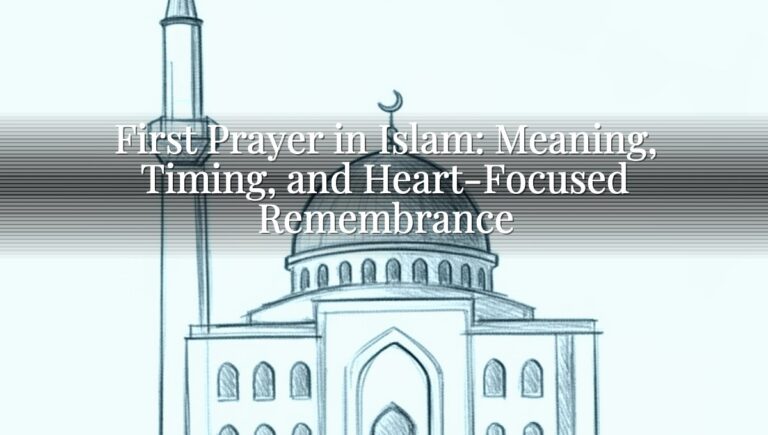 First Prayer in Islam: Meaning, Timing, and Heart-Focused Remembrance