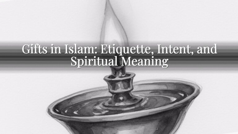 Gifts in Islam: Etiquette, Intent, and Spiritual Meaning Gifts in Islam: Etiquette, Intent, and Spiritual Meaning