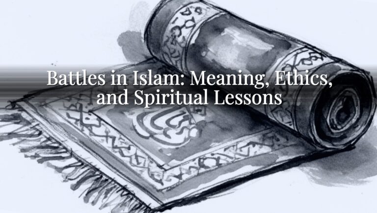 Battles in Islam: Meaning, Ethics, and Spiritual Lessons