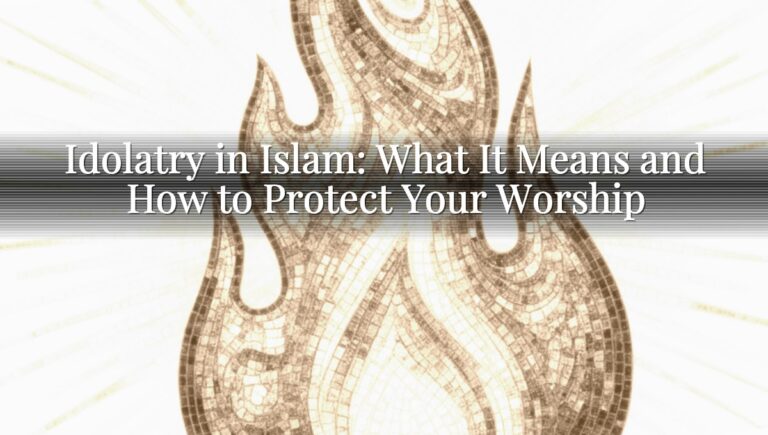 Idolatry in Islam: What It Means and How to Protect Your Worship