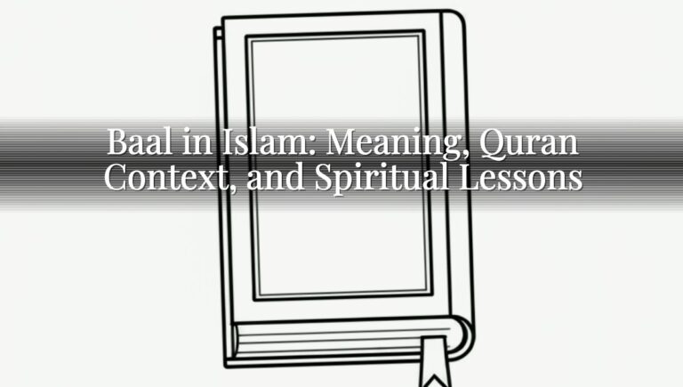 Baal in Islam: Meaning, Quran Context, and Spiritual Lessons Baal in Islam: Meaning, Quran Context, and Spiritual Lessons
