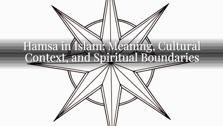 Hamsa in Islam: Meaning, Cultural Context, and Spiritual Boundaries Hamsa in Islam: Meaning, Cultural Context, and Spiritual Boundaries
