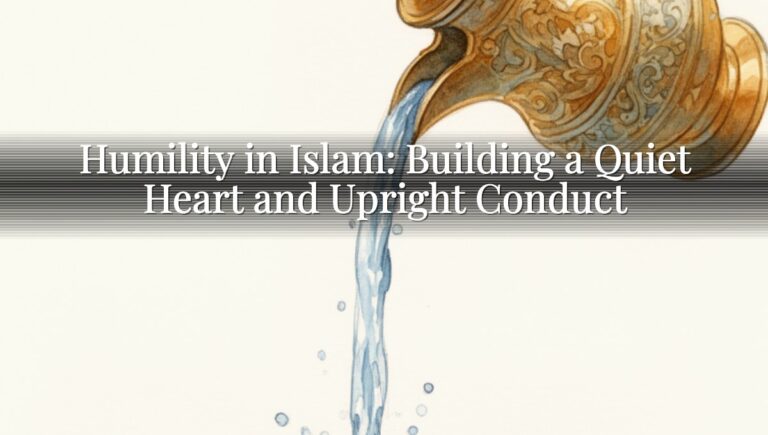 Humility in Islam: Building a Quiet Heart and Upright Conduct