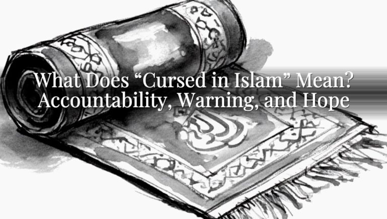 What Does “Cursed in Islam” Mean? Accountability, Warning, and Hope