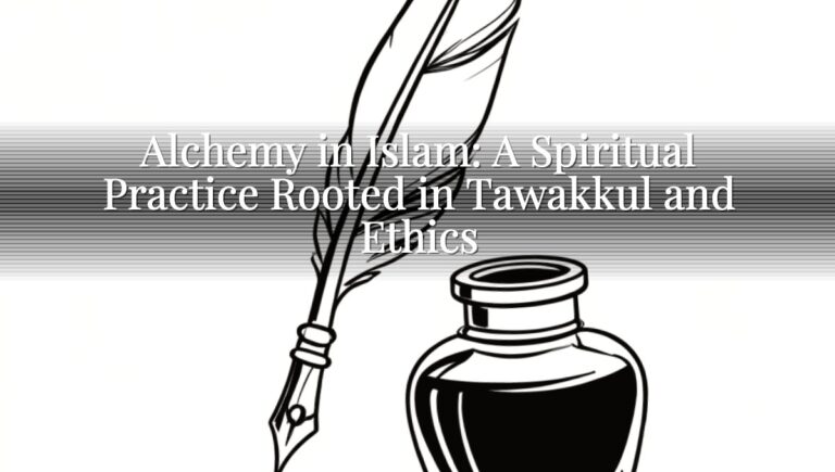 Alchemy in Islam: A Spiritual Practice Rooted in Tawakkul and Ethics