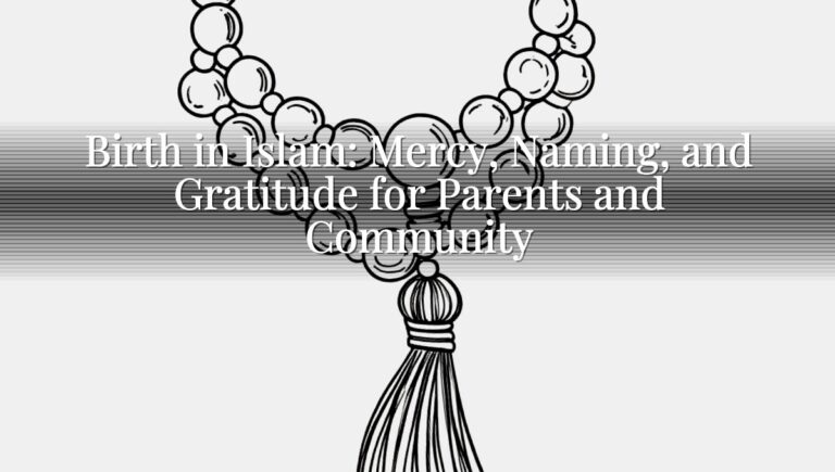 Birth in Islam: Mercy, Naming, and Gratitude for Parents and Community Birth in Islam: Mercy, Naming, and Gratitude for Parents and Community
