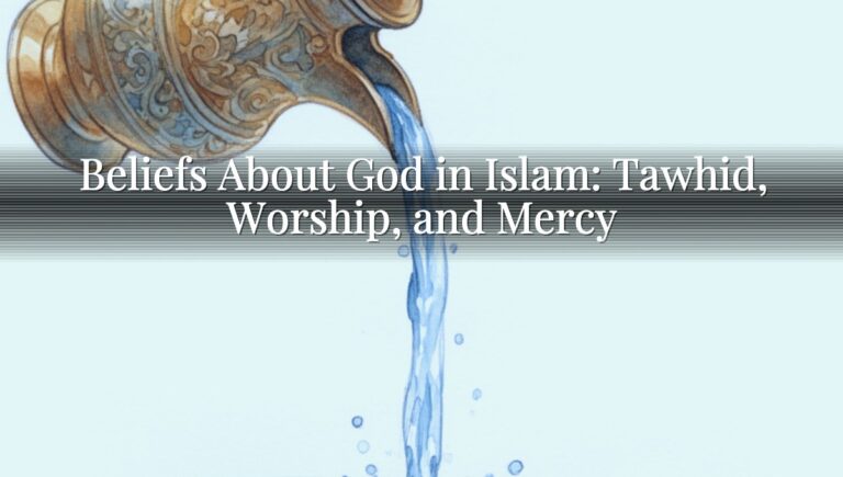 Beliefs About God in Islam: Tawhid, Worship, and Mercy