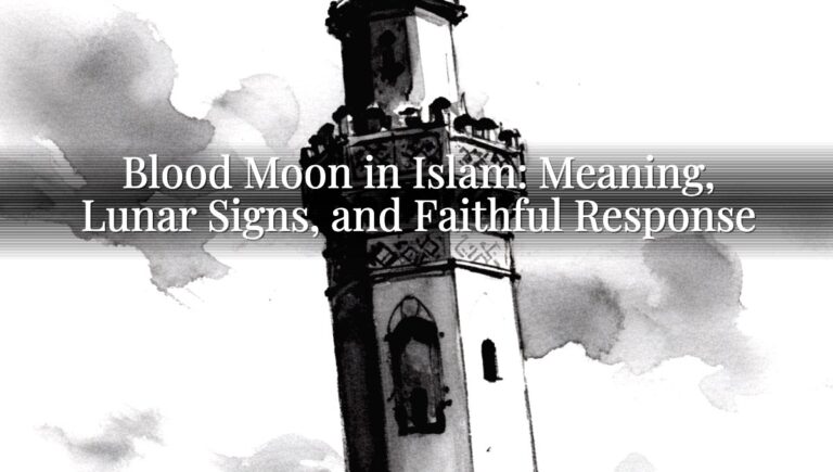 Blood Moon in Islam: Meaning, Lunar Signs, and Faithful Response