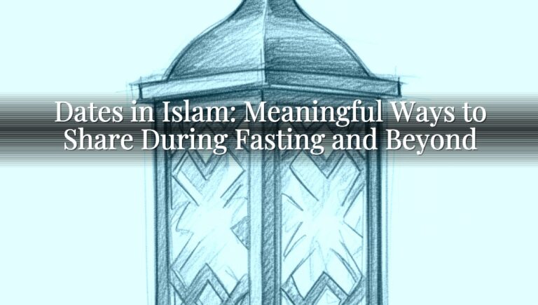 Dates in Islam: Meaningful Ways to Share During Fasting and Beyond