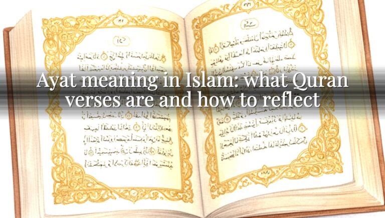 Ayat meaning in Islam: what Quran verses are and how to reflect