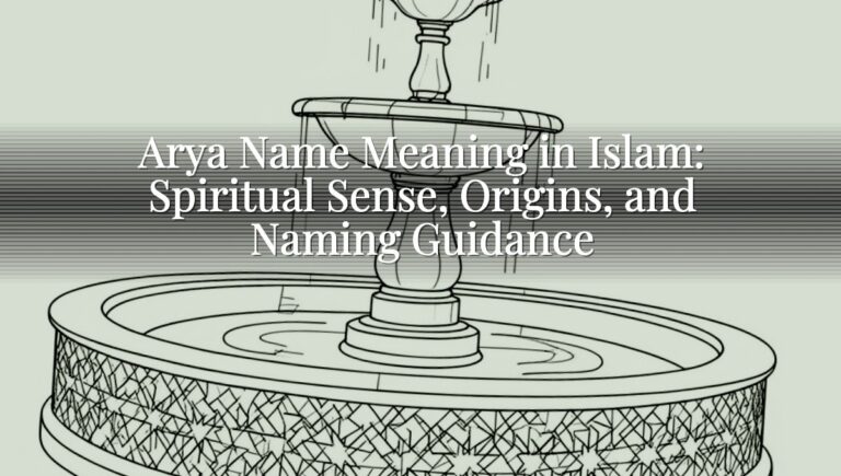 Arya Name Meaning in Islam: Spiritual Sense, Origins, and Naming Guidance Arya Name Meaning in Islam: Spiritual Sense, Origins, and Naming Guidance