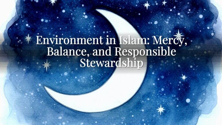 Environment in Islam: Mercy, Balance, and Responsible Stewardship