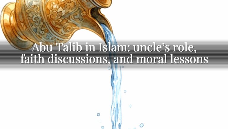 Abu Talib in Islam: uncle’s role, faith discussions, and moral lessons Abu Talib in Islam: uncle’s role, faith discussions, and moral lessons
