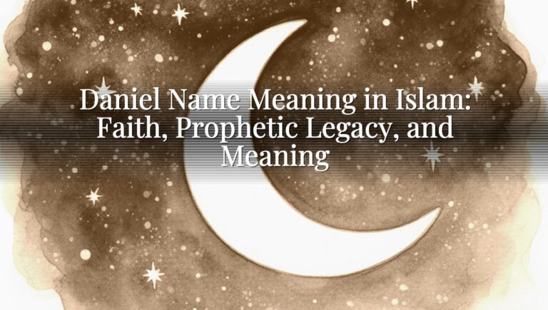 Daniel Name Meaning in Islam: Faith, Prophetic Legacy, and Meaning
