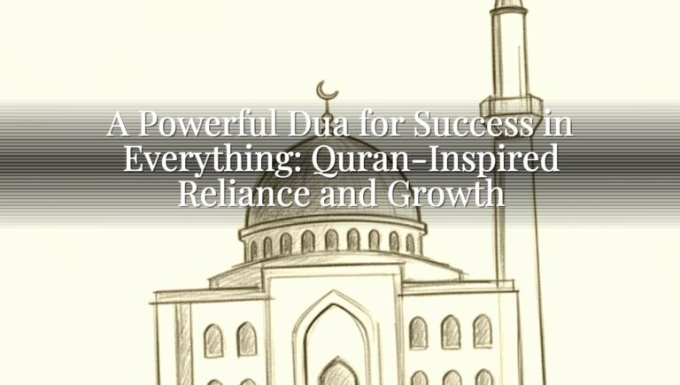 A Powerful Dua for Success in Everything: Quran-Inspired Reliance and Growth