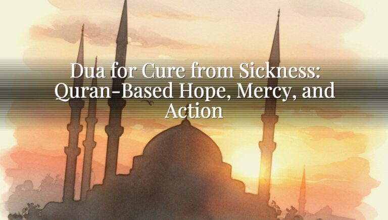 Dua for Cure from Sickness: Quran-Based Hope, Mercy, and Action Dua for Cure from Sickness: Quran-Based Hope, Mercy, and Action