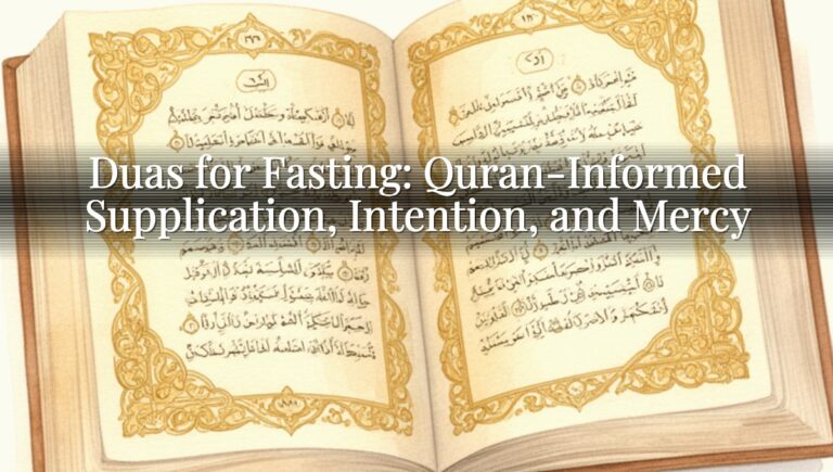 Duas for Fasting: Quran-Informed Supplication, Intention, and Mercy