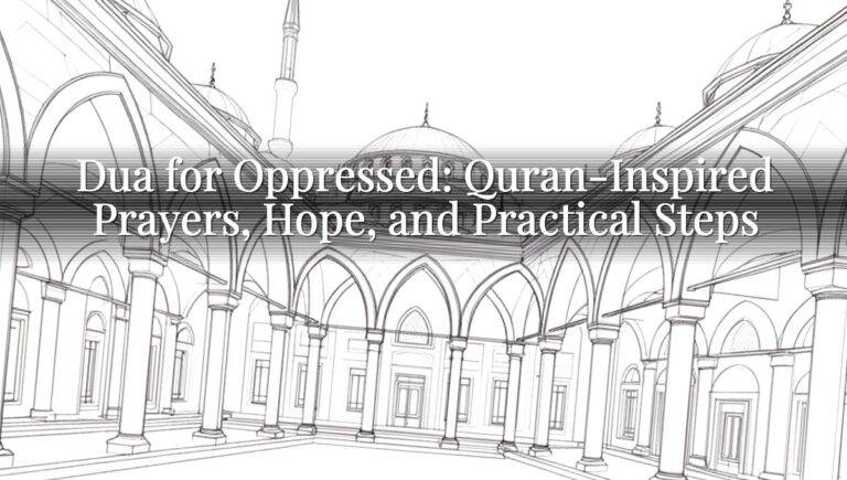 Dua for Oppressed: Quran-Inspired Prayers, Hope, and Practical Steps