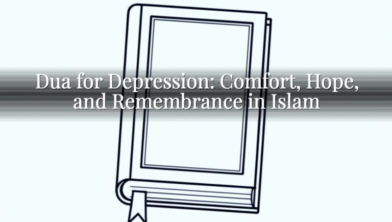 Dua for Depression: Comfort, Hope, and Remembrance in Islam