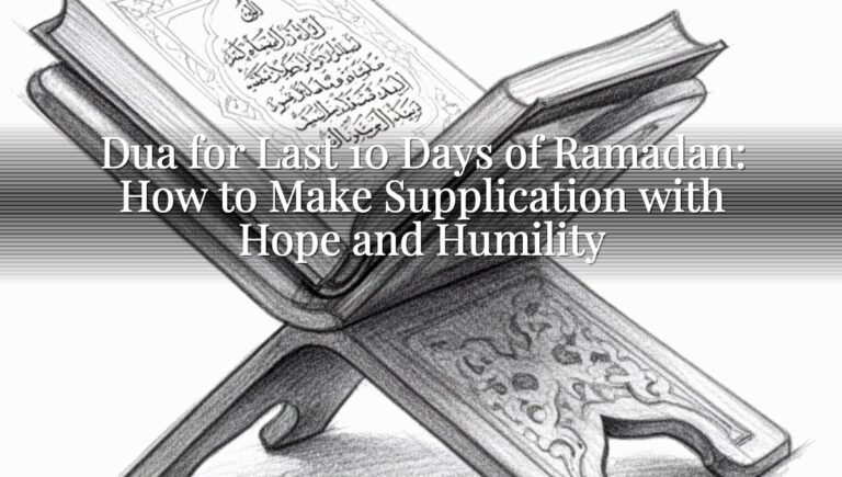 Dua for Last 10 Days of Ramadan: How to Make Supplication with Hope and Humility
