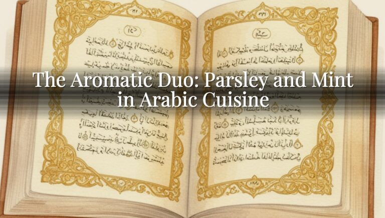 The Aromatic Duo: Parsley and Mint in Arabic Cuisine