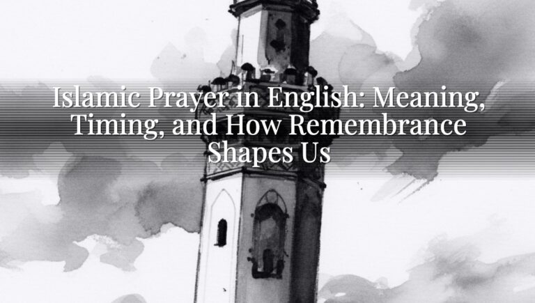 Islamic Prayer in English: Meaning, Timing, and How Remembrance Shapes Us